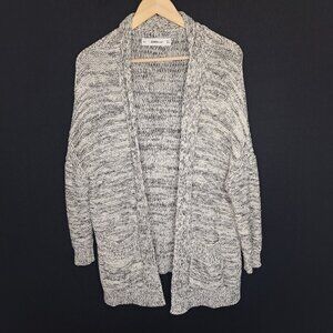 💙 Zara Knit Open Front Longline Oversized Cardigan Size S/M Thick Warm Cozy Aca